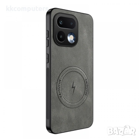 WANLONFENG SD1 Магнитен Калъф за Realme 16 Pro 5G - PC+TPU, Nappa текстура, 4 цвята, снимка 2 - Калъфи, кейсове - 54155786