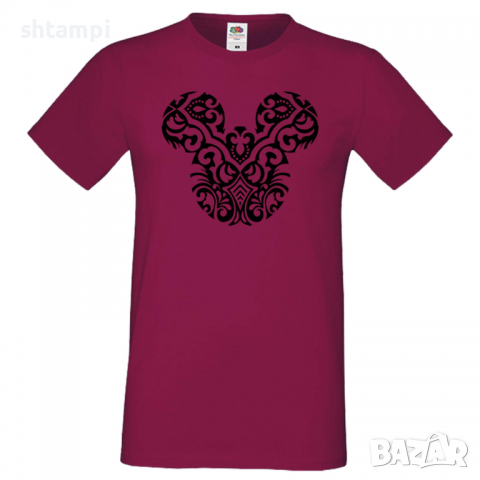 Мъжка тениска Mickey Head 4 Подарък,Изненада,Рожден ден, снимка 4 - Тениски - 36575922