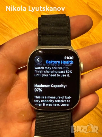 Apple Watch S10 46mm, снимка 2 - Смарт часовници - 54359181