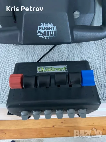Kомплект Летателни Контролери CH Products-Flight SIM, снимка 4 - Джойстици и геймпадове - 50351634