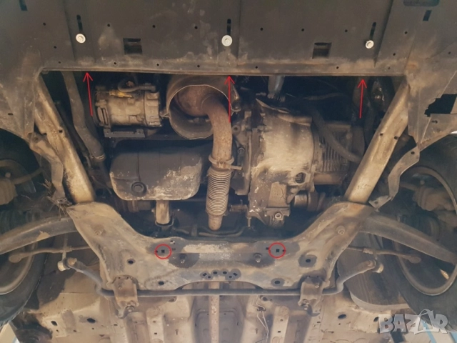 Метална кора под двигател и скоростна кутия Citroen C4 2008г – 2014г, снимка 4 - Аксесоари и консумативи - 51991695