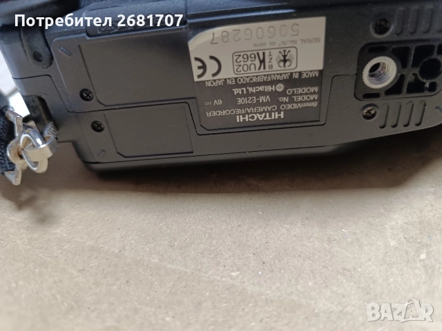 Видео камера Hitachi VM-E210E, снимка 7 - Камери - 52328870