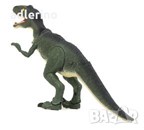 Динозавър Велокираптор с дистанционно и звуци, детска играчка динозавър, снимка 2 - Електрически играчки - 35590786