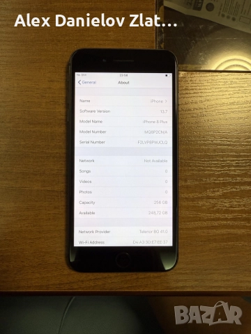 Iphone 8 Plus 256GB Отключен, снимка 2 - Apple iPhone - 56088947