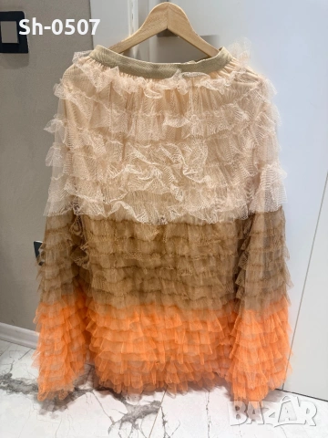 Дълга пола на воали, снимка 2 - Поли - 54244628