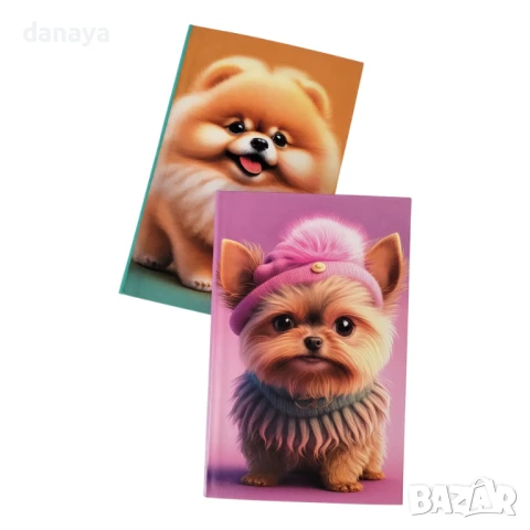 6010 Бележник тефтер Сладко кученце, A6, 64 листа, твърди корици, снимка 2 - Ученически пособия, канцеларски материали - 50988453