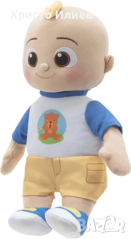 Интерактивна играчка Cocomelon Boo Boo JJ 30 см Кокомелон със звуци песни, снимка 7 - Плюшени играчки - 47626452