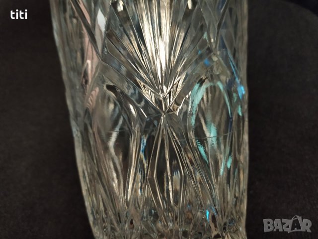 Кристална ваза за голям букет, снимка 5 - Вази - 30779772