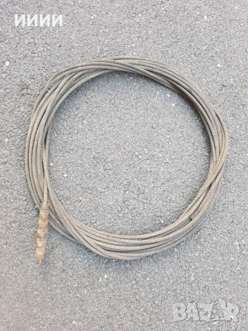 Стоманено въже сапан 18 метра, снимка 2 - Други инструменти - 52558136