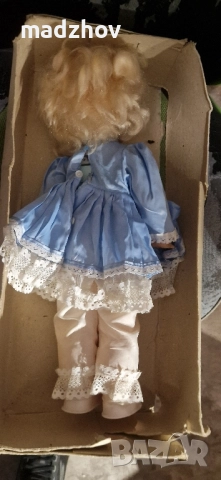 Автентична говореща кукла от СССР, модел "Наташа" (1988), напълно нова, в комплект оригинална плоча, снимка 6 - Колекции - 51444478