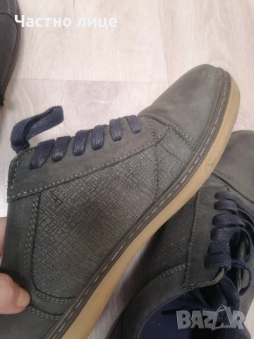 43н.Естествена кожа мъжки обувки, стелка 28 см. , снимка 6 - Ежедневни обувки - 52974438