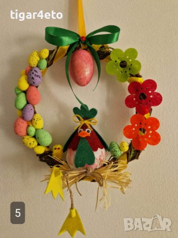 Великденски венец, снимка 1 - Декорация за дома - 39761031