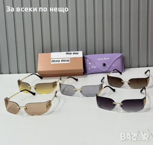Miu Miu Слънчеви Очила С UV400 Защита - Различни Цветове Код SEM-611, снимка 6 - Слънчеви и диоптрични очила - 55894106