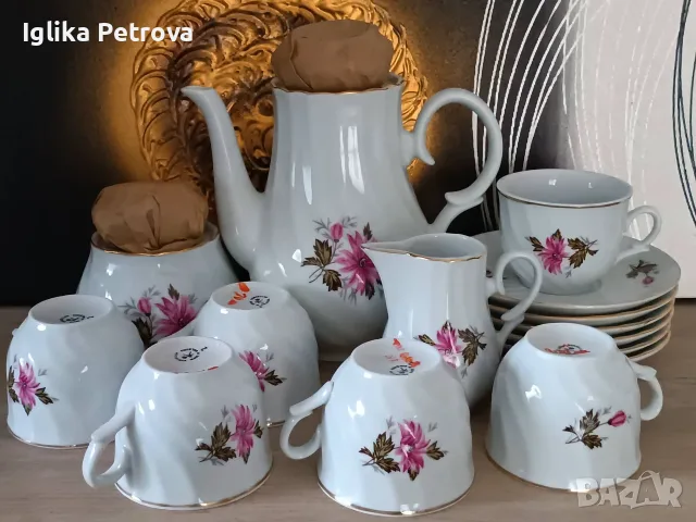 Ретро винтидж сервиз Горски слез , снимка 9 - Антикварни и старинни предмети - 56144649