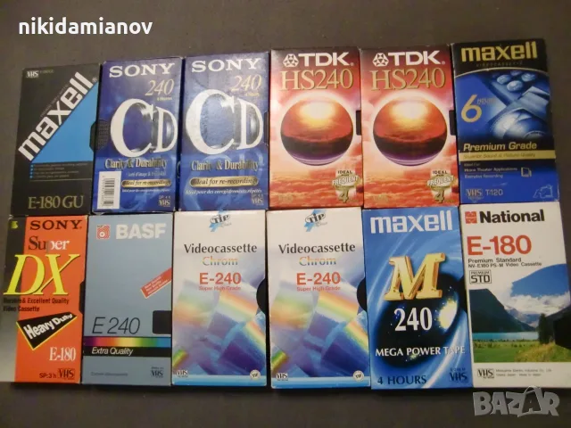 продавам VHS видескасети с музика ката нови