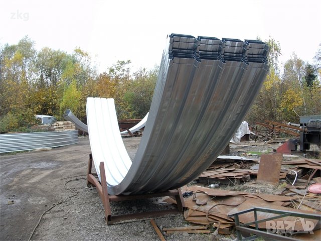 Дъговидна трапецовидна ламарина TR40x186-744, снимка 11 - Строителни материали - 34478600