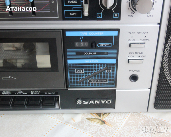 Sanyo C30  Radio Cassette Player Boombox, снимка 11 - Радиокасетофони, транзистори - 44819591