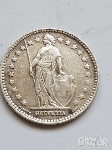 Швейцария 1 франк, 1939 Сребро 0.835, снимка 3 - Нумизматика и бонистика - 38792339