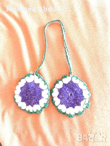 Ръчно плетена ръкохватка за горещи съдове