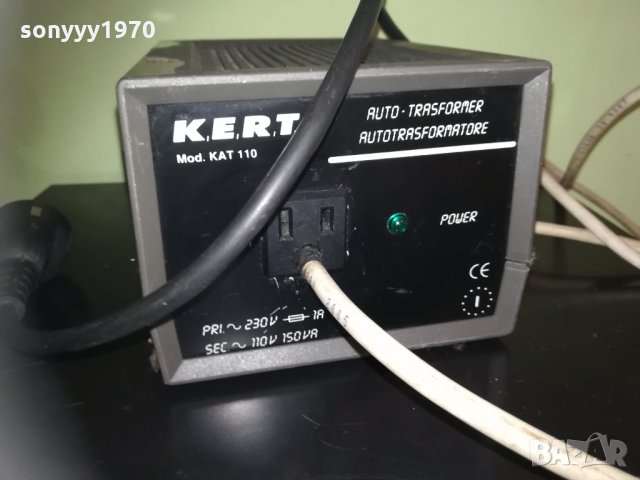 kert kat 110-autotransformatore-220v to 110v, снимка 2 - Други - 30259260