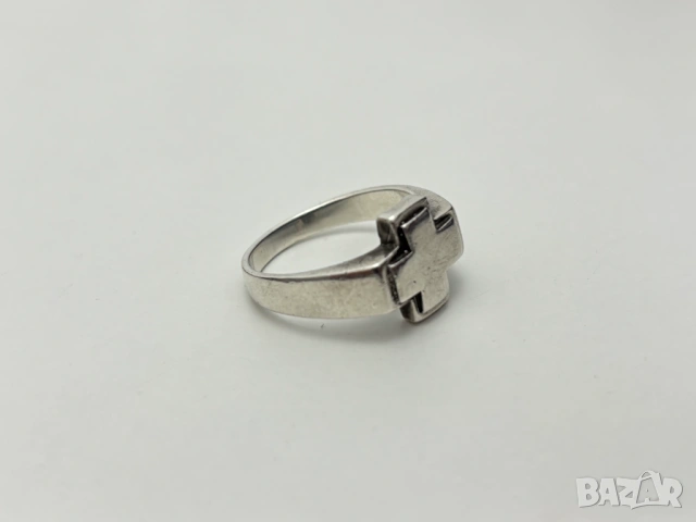Мъжки Сребърен Пръстен (проба 925)- 5,75 грама, снимка 2 - Пръстени - 53897763
