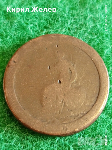 СТАРА монета пени Великобритания рядка за КОЛЕКЦИЯ ДЕКОРАЦИЯ 53131, снимка 2 - Нумизматика и бонистика - 53128997