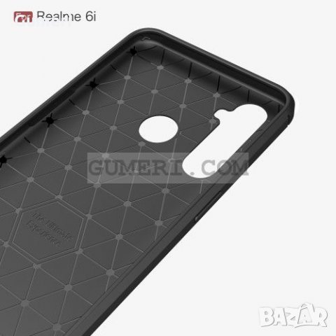  Realme 6i Карбонов удароустойчив гръб , снимка 5 - Калъфи, кейсове - 31498086