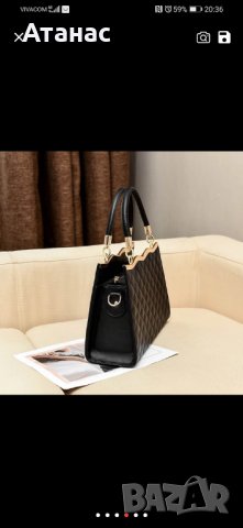 Стилна дамска кожена чанта , снимка 6 - Чанти - 31448678