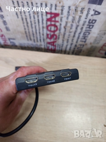 HDMI селектор "MemteQ", снимка 4 - Кабели и адаптери - 54126508