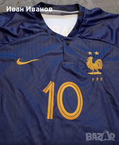 Чисто нов оригинален екип на Франция - Килиан Мбапе, снимка 5 - Футбол - 48351522