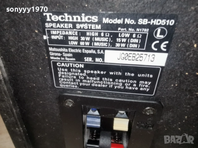 technics 2203261710LCHERY1, снимка 2 - Тонколони - 53936706