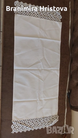 Комплект покривки/карета/рънъри и дантелени подложки – втора ръка, но в чудесно състояние (само личн, снимка 14 - Покривки за маси - 53140757