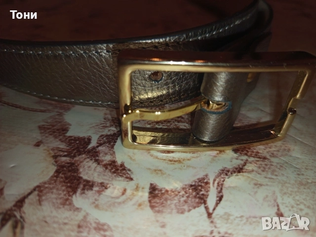 CORTI MILANO Оригинал Нов Дамски Колан Изцяло от Естествена Кожа 90см. 