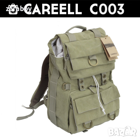 Нова раница за DSLR фотоапарат, обективи и лаптоп CAREELL C003
