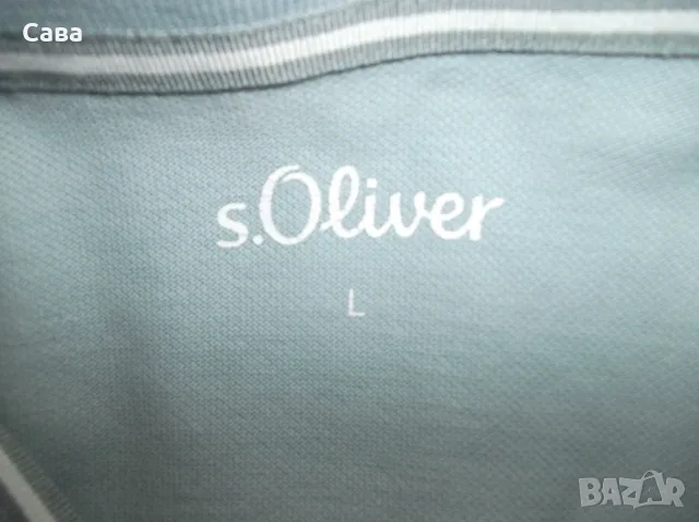 Тениски S.OLIVER  мъжки,Л, снимка 2 - Тениски - 55780361