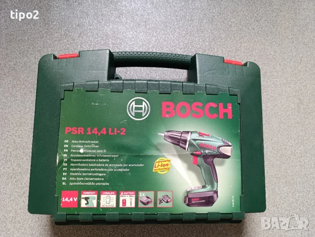 Акумулаторен винтоверт BOSCH PSR 14.4 Li-2, снимка 3 - Винтоверти - 50145412