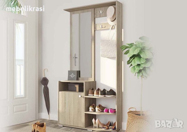 Портманто Киара 1 в цвят тъмна сонома. , снимка 1