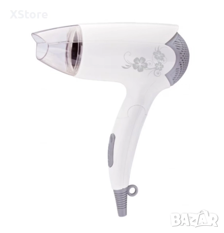 Сешоар Rosberg R51100B, 1400W, Бял, Сгъваема дръжка, 2 ГОДИНИ ГАРАНЦИЯ, снимка 7 - Сешоари - 52593282