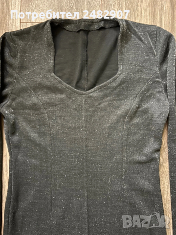 Дамска рокля с блестящ ефект, снимка 7 - Рокли - 54087590