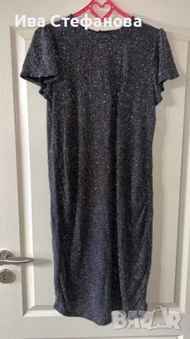 Бляскава нова многоцветна ламе нишка парти коктейлна официална еластична рокля , снимка 10 - Рокли - 48788994