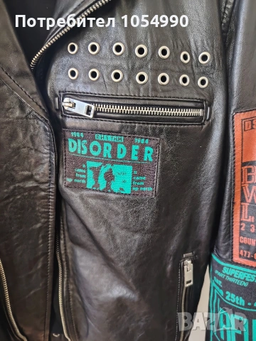 Кожено яке Disel. , снимка 2 - Якета - 54319088