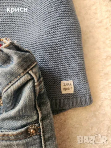 Детски сет за момче дънки Levis и блузка Zara 18м., снимка 4 - Бебешки дънки - 48835337