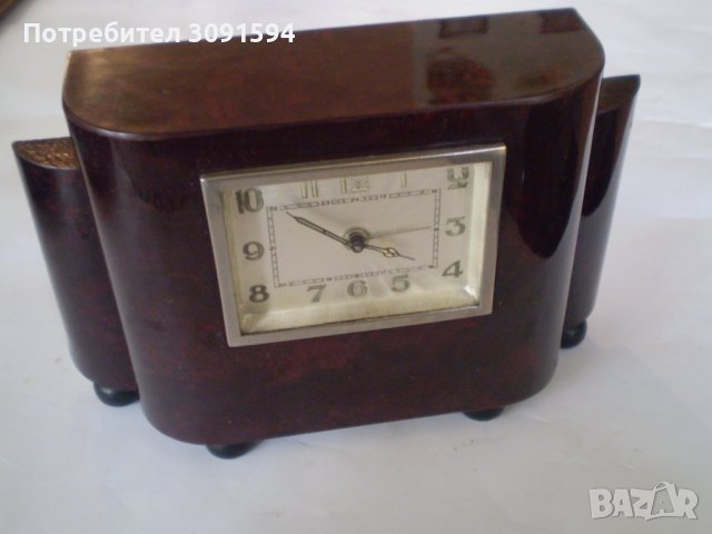 HANSA Настолен Часовник Будилник Касичка Работи, снимка 8 - Антикварни и старинни предмети - 37490348