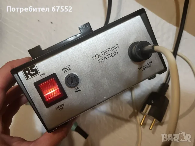Станция за запояване RS 591-297 с поялник Weller, снимка 2 - Поялници и запояване - 56235655