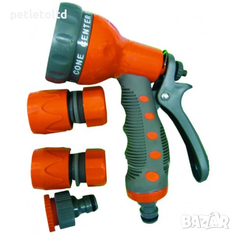 Пистолет за поливане ръчен със седем функции и с накраници