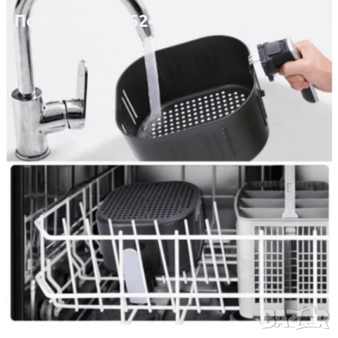 Промоция - Фритюрник AirFryer Voltz OV51980F 1800W, 7.7L., снимка 7 - Уреди за готвене на пара - 51320183