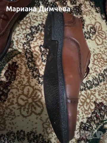 Официални мъжки обувки от естествена кожа Pelikan, снимка 4 - Официални обувки - 48421753