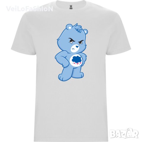 Нова детска тениска Care Bear в бял цвят