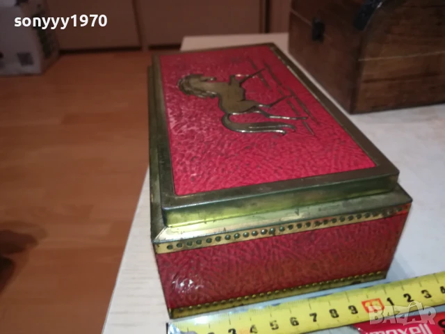 HAMBURG-МЕТАЛНА КУТИЯ ОТ ГЕРМАНИЯ 1708251855, снимка 2 - Антикварни и старинни предмети - 51395135