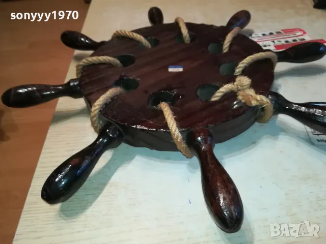 корабен рул барометър 42см от франция 0112241028, снимка 9 - Антикварни и старинни предмети - 48173097